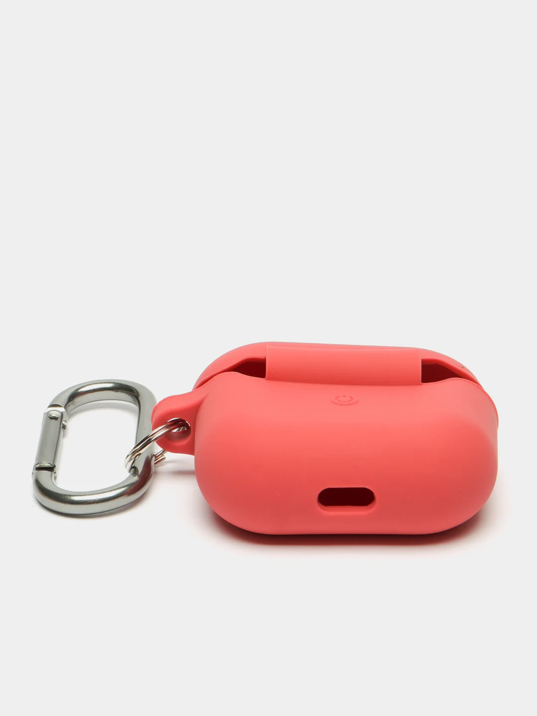 Бордовый силиконовый чехол для Apple AirPods 3 поколения 2021 (с карабином)