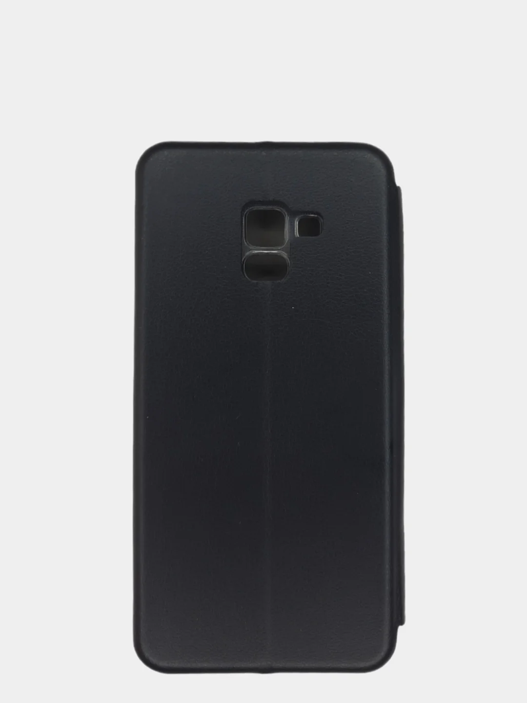 Черный чехол книжка Samsung Galaxy A8+ (A8 Plus) (SM-A730F), Самсунг Галакси А8+ (А8 Плюс)