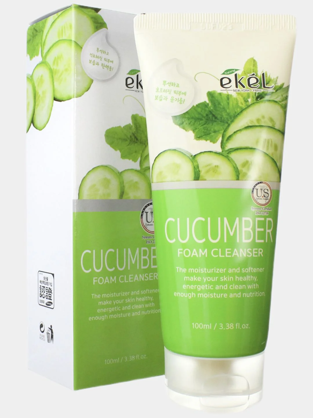 Лайм пенка для умывания Ekel Foam Cleanser, корейская, 100 мл