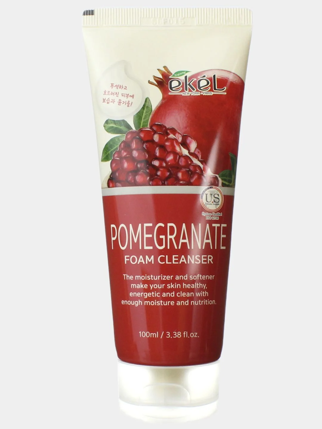 Алый пенка для умывания Ekel Foam Cleanser, корейская, 100 мл