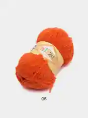 Рыжий плюшевая пряжа Alize Softy