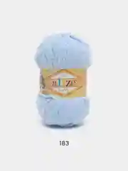 Голубой плюшевая пряжа Alize Softy