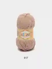 Бежевый плюшевая пряжа Alize Softy