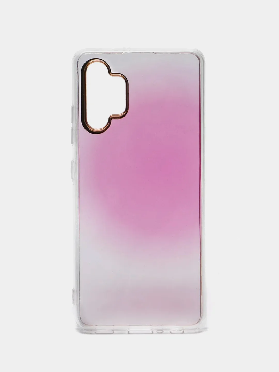 Розовый чехол Samsung Galaxy A32, Самсунг Галакси А32 твердый, прозрачный, с рисунком
