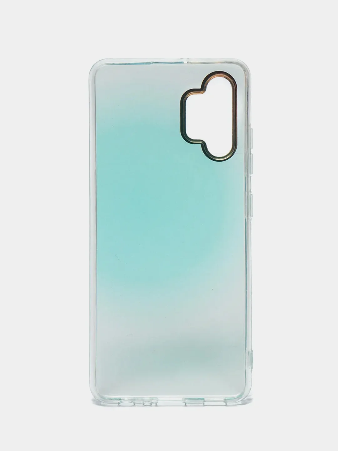 Мятный чехол Samsung Galaxy A32, Самсунг Галакси А32 твердый, прозрачный, с рисунком