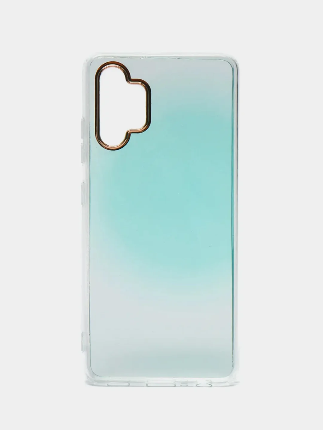 Мятный чехол Samsung Galaxy A32, Самсунг Галакси А32 твердый, прозрачный, с рисунком