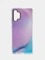 Аметистовый чехол Samsung Galaxy A32, Самсунг Галакси А32 твердый, прозрачный, с рисунком
