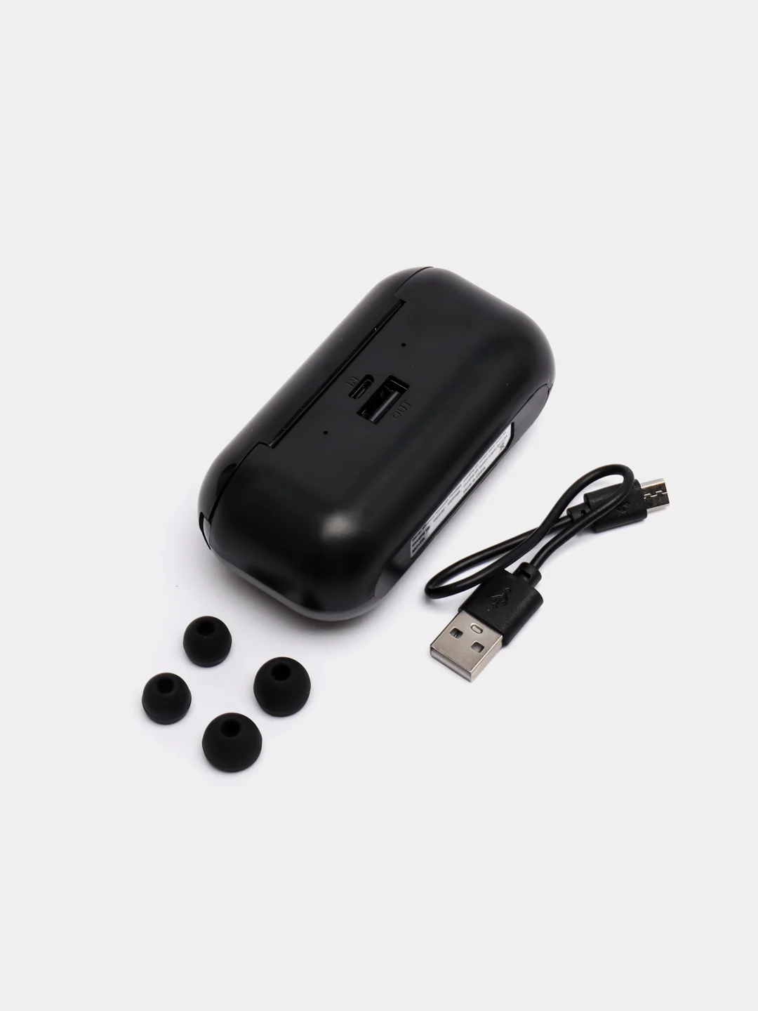 Черный беспроводные Bluetooth-наушники F9-8 TWS, с Power bank