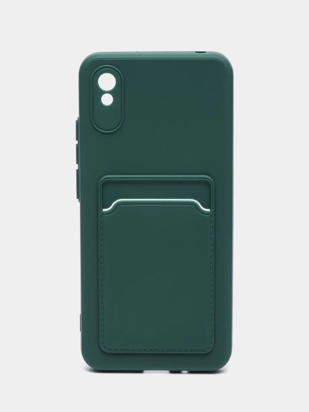 Морской чехол Xiaomi Redmi 9A, Сяоми Редми 9А, силиконовый, с карманом для карты