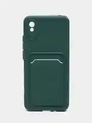 Морской чехол Xiaomi Redmi 9A, Сяоми Редми 9А, силиконовый, с карманом для карты