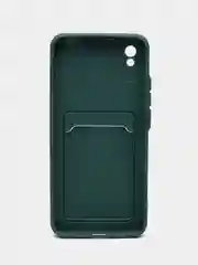 Морской чехол Xiaomi Redmi 9A, Сяоми Редми 9А, силиконовый, с карманом для карты