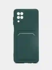 Морской чехол Samsung Galaxy A12 / M12, силиконовый, с карманом для карты