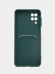 Морской чехол Samsung Galaxy A12 / M12, силиконовый, с карманом для карты
