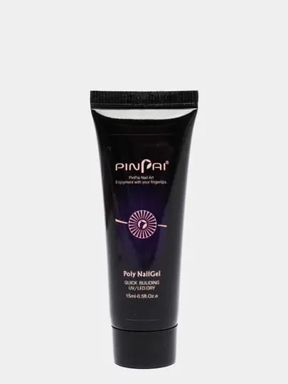 Полигель для наращиания ногтей PinPai, 15 мл