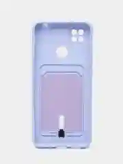 Лавандовый чехол Xiaomi Redmi 10A / 9C, Сяоми Редми 10А / 9С, с карманом для карты, силиконовый