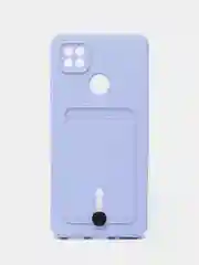 Лавандовый чехол Xiaomi Redmi 10A / 9C, Сяоми Редми 10А / 9С, с карманом для карты, силиконовый