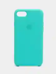 Оливковый чехол Silicone Case для iPhone 7, 8, SE 2020, с открытым низом