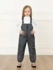 Серый утепленный полукомбинезон на весну/осень, Arctic kids