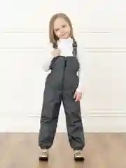 Серый утепленный полукомбинезон на весну/осень, Arctic kids