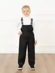 Серый утепленный полукомбинезон на весну/осень, Arctic kids