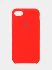 Красный чехол Silicone Case для iPhone 7, 8, SE 2020, с открытым низом