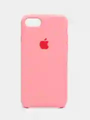 Розовый чехол Silicone Case для iPhone 7, 8, SE 2020, с открытым низом