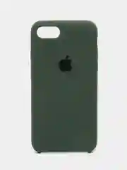 Лесной зеленый чехол Silicone Case для iPhone 7, 8, SE 2020, с открытым низом