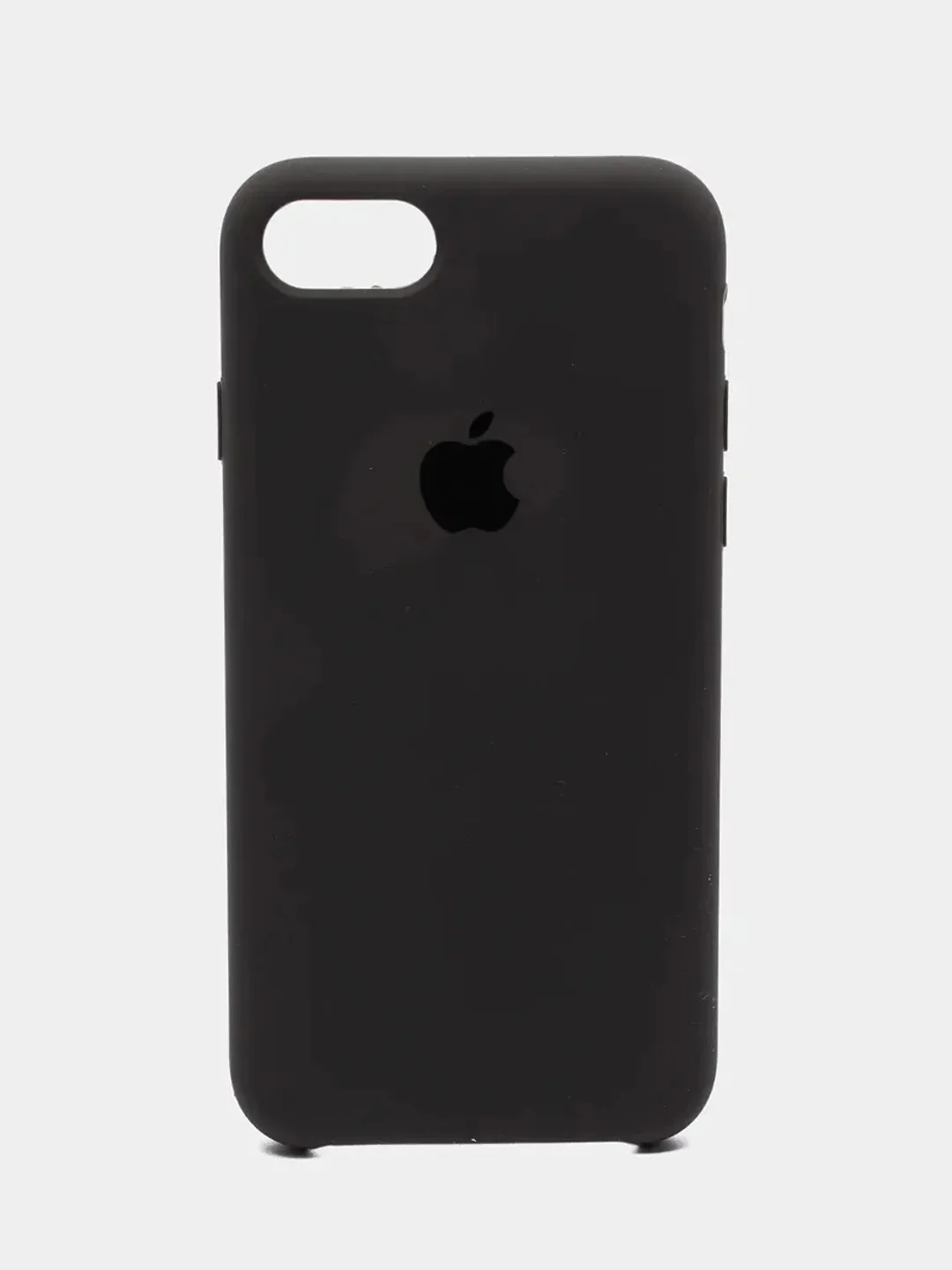 Серый чехол Silicone Case для iPhone 7, 8, SE 2020, с открытым низом