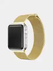 Золотой ремешок для Apple Watch "Миланская петля" 3, 4, 5, 6, 7, SE, металл