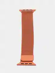 Оранжевый ремешок для Apple Watch "Миланская петля" 3, 4, 5, 6, 7, SE, металл