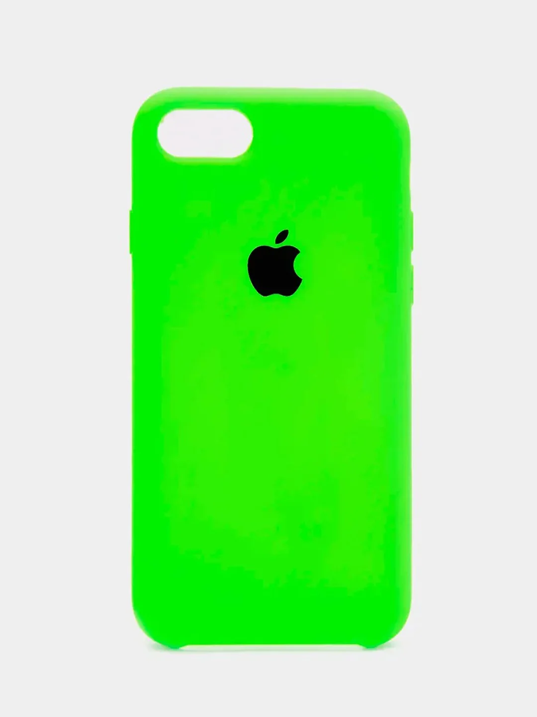 Салатовый чехол Silicone Case для iPhone 7, 8, SE 2020, с открытым низом