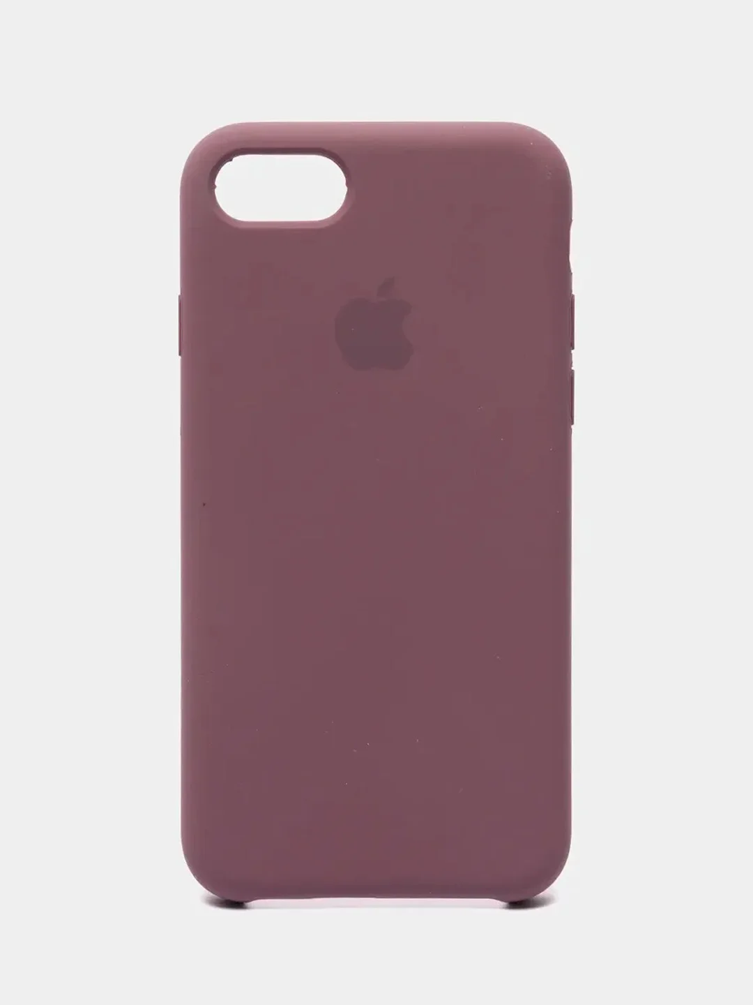 Сиреневый чехол Silicone Case для iPhone 7, 8, SE 2020, с открытым низом