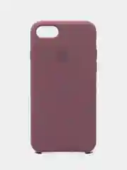 Сиреневый чехол Silicone Case для iPhone 7, 8, SE 2020, с открытым низом
