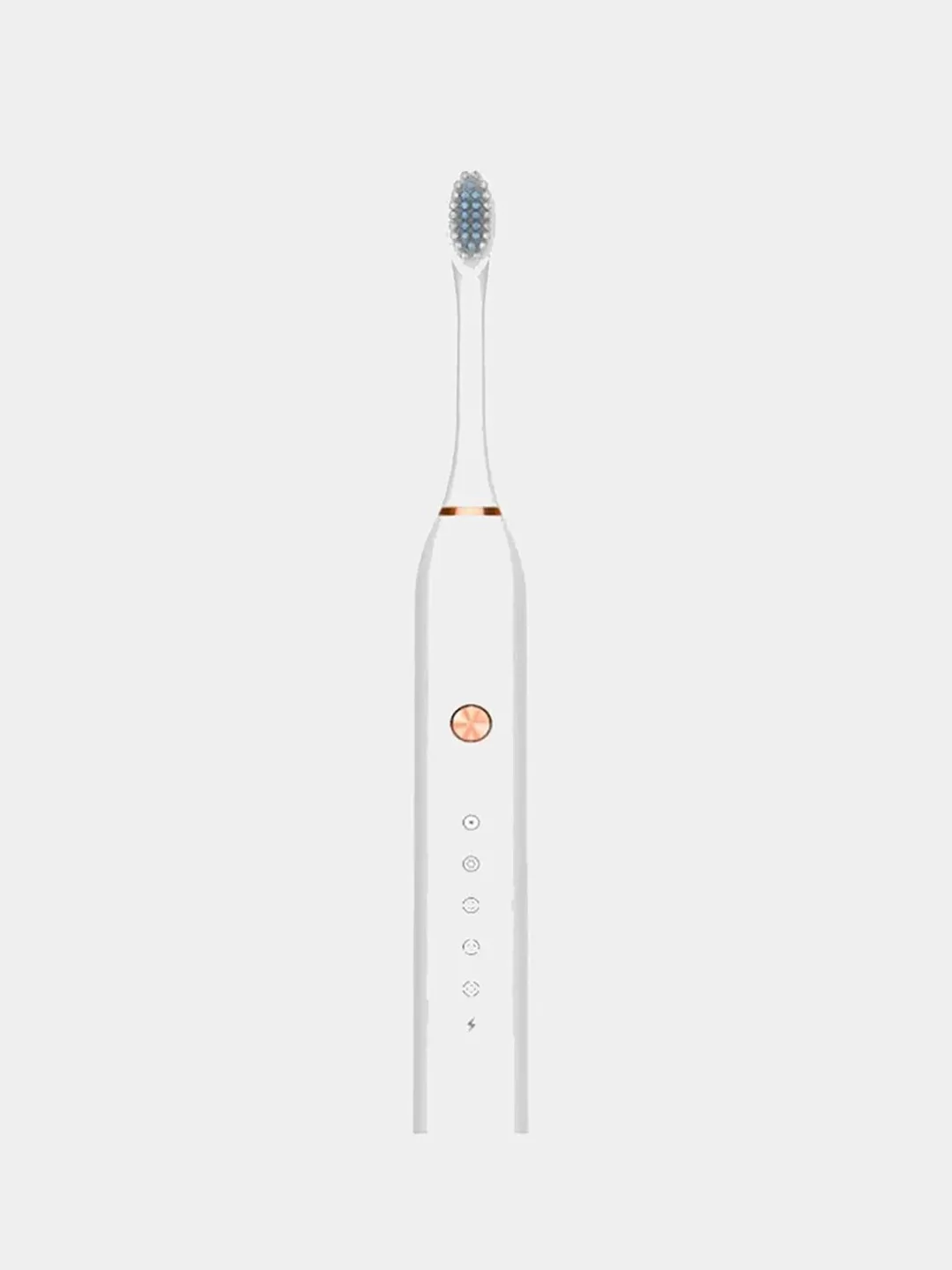 Белый электрическая звуковая зубная щетка SONIC TOOTHBRUSH X-2, 6 режимов, 4 насадки
