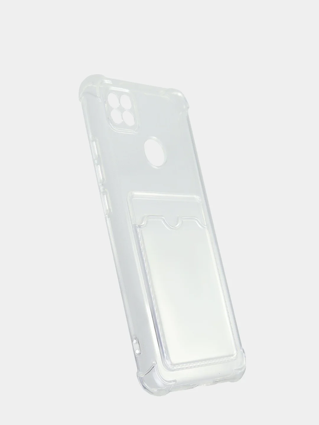 Силиконовый чехол Xiaomi Redmi 9C / 9C NFC / 10A (Сяоми Редми 9С, 10А) с карманом для карт