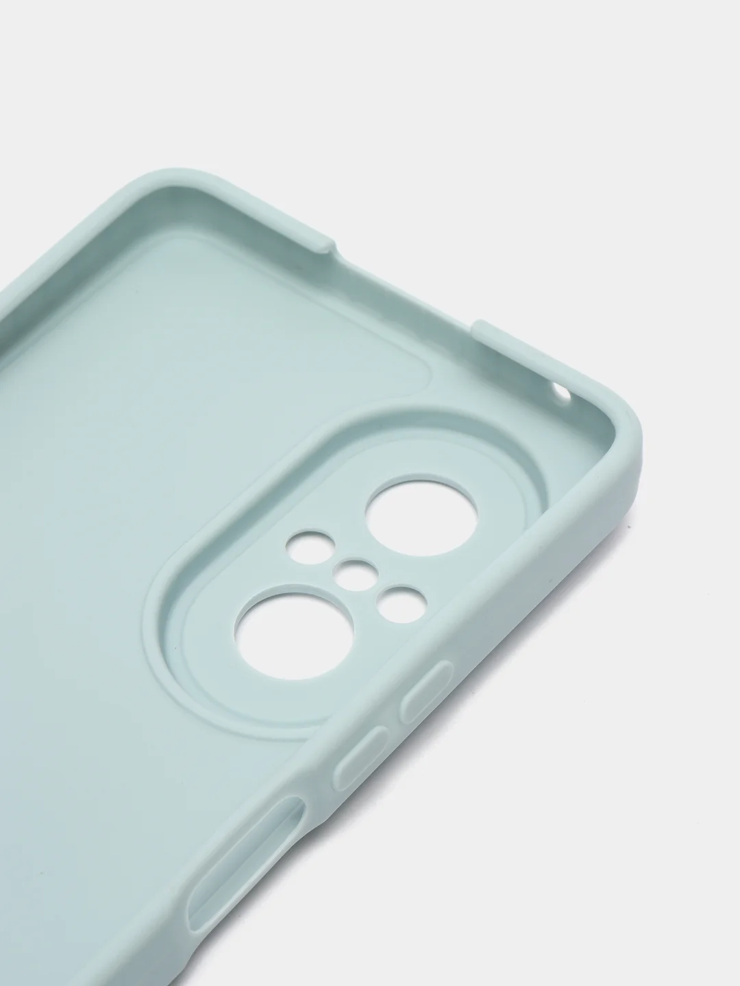 Бирюзовый чехол для Huawei Nova 9SE / Nova 9 SE, силиконовый, с защитой камеры