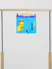 Голубой плавки-шорты детские "Динозавры", 5-8 лет
