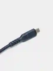 Синий кабель зарядный Hoco X59 на Type-C, Micro-USB, Lightning, антизагиб (для iPhone и Android)