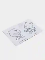 Белый раскраска по номерам, А4
