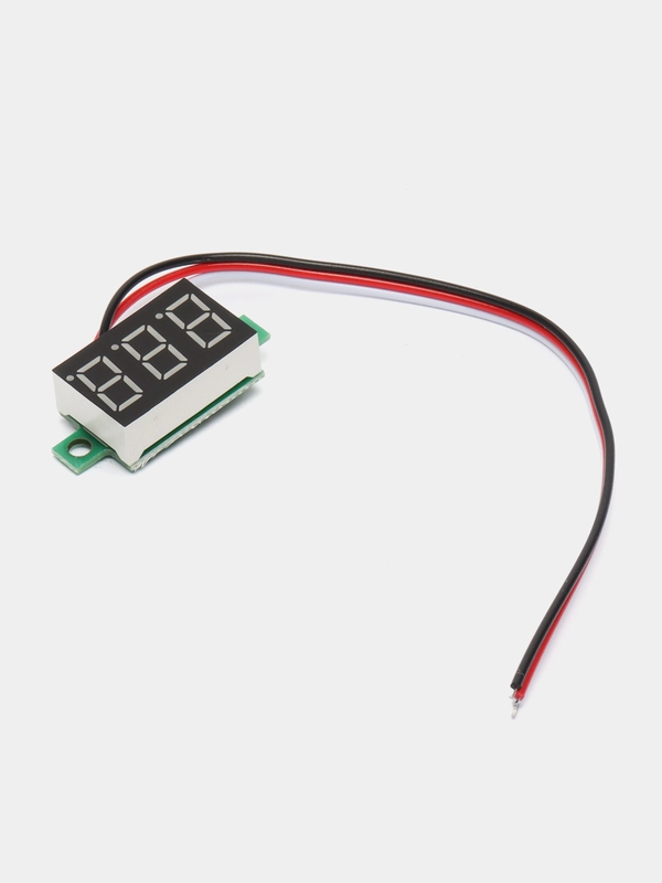 Вольтметр 0.36" для Ардуино (Arduino) белый, красный, желтый, зеленый, синий