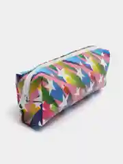 Белый пенал школьный на молнии мягкий, разные цвета