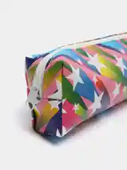 Белый пенал школьный на молнии мягкий, разные цвета