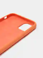 Оранжевый чехол Silicone Case для iPhone 11
