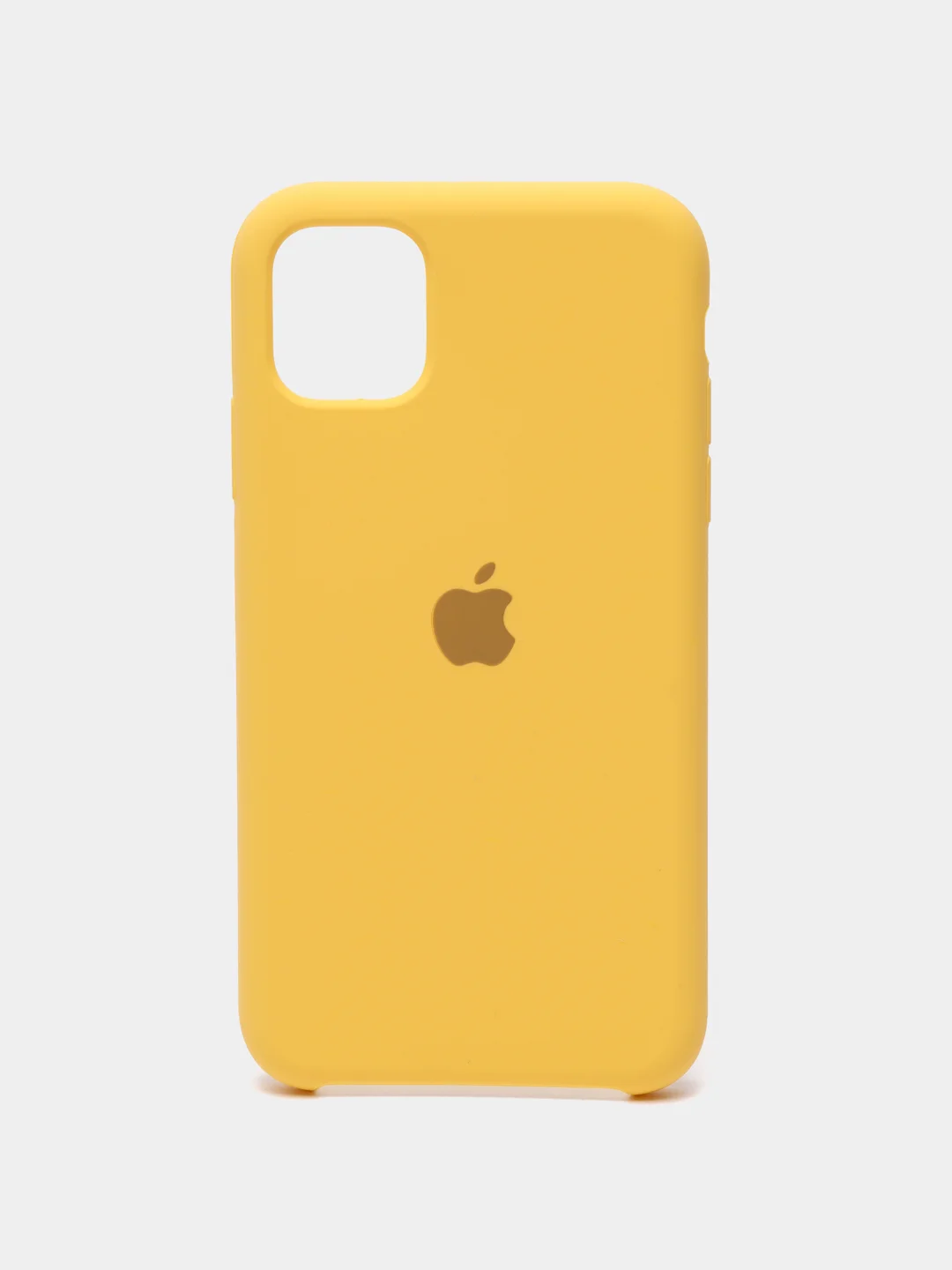 Желтый чехол Silicone Case для iPhone 11