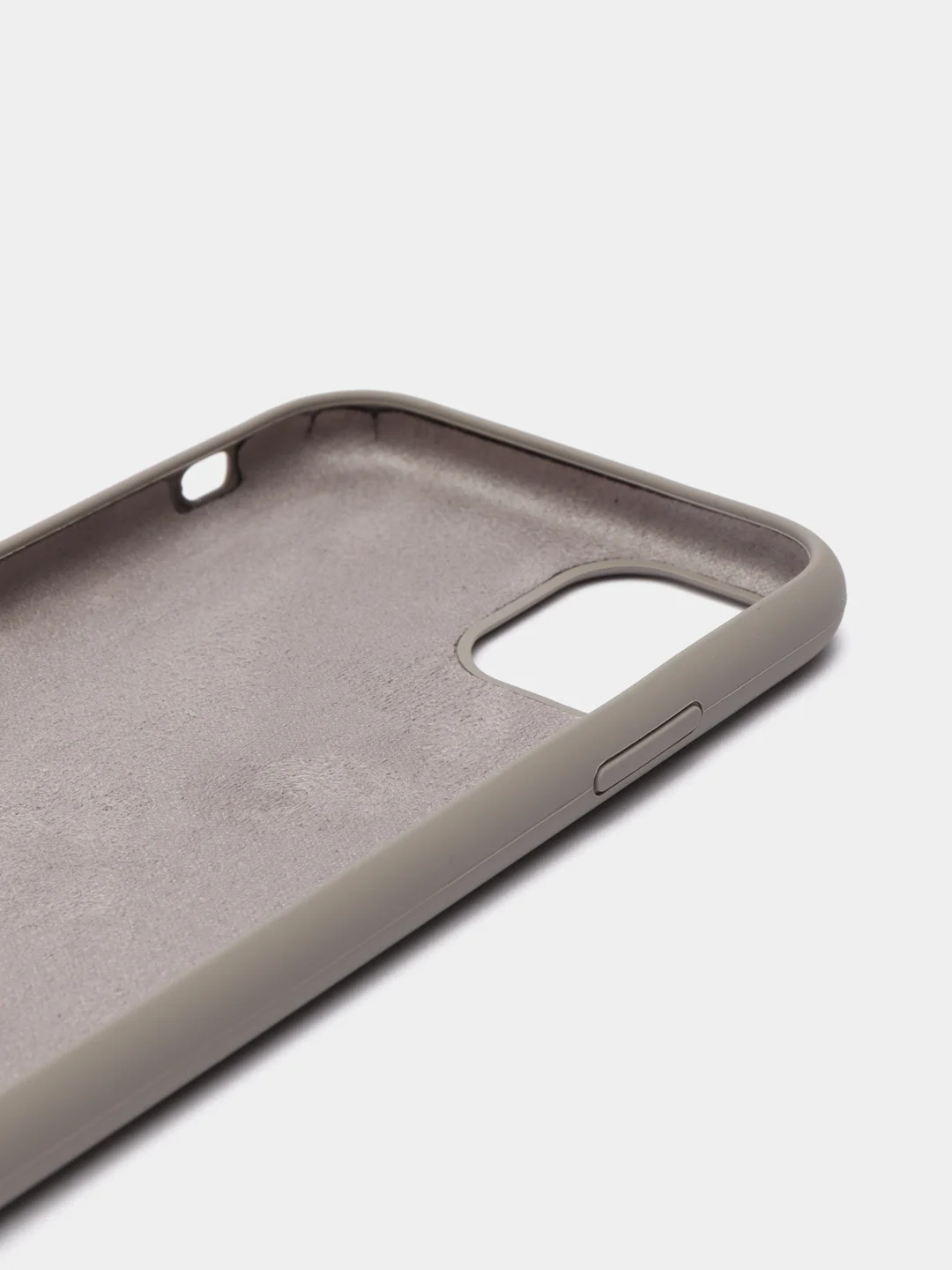 Бежевый меланж чехол Silicone Case для iPhone 11