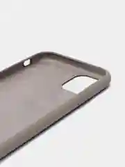 Бежевый меланж чехол Silicone Case для iPhone 11