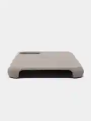 Бежевый меланж чехол Silicone Case для iPhone 11