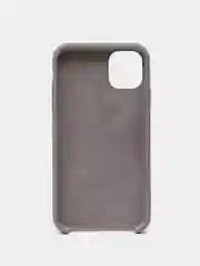 Бежевый меланж чехол Silicone Case для iPhone 11
