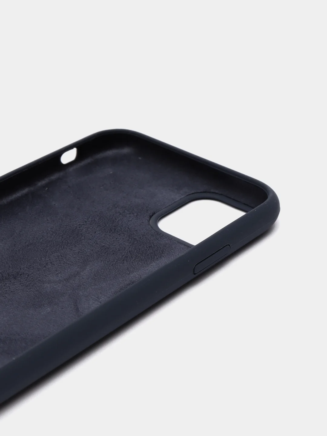 Синий меланж чехол Silicone Case для iPhone 11