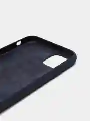 Синий меланж чехол Silicone Case для iPhone 11